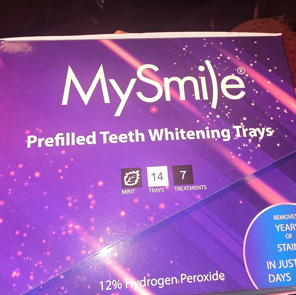 My smile prefilled 14 whitening trays